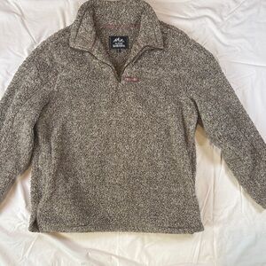 Sherpa Men's Zip Up Sweater in Gray